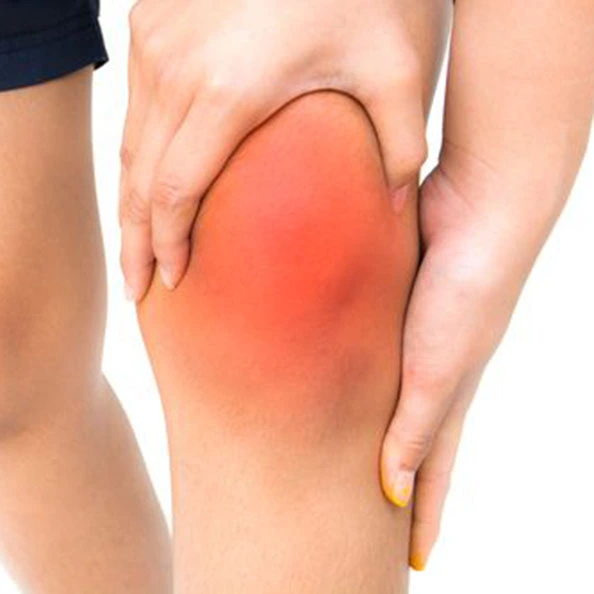 Cover image showing the knee region for knee exercises