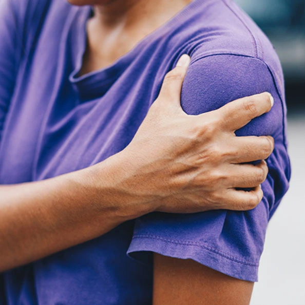 Cover image showing the shoulder region for shoulder exercises